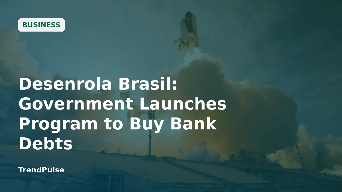 Desenrola Brasil: Government Launches Program to Buy Bank Debts
