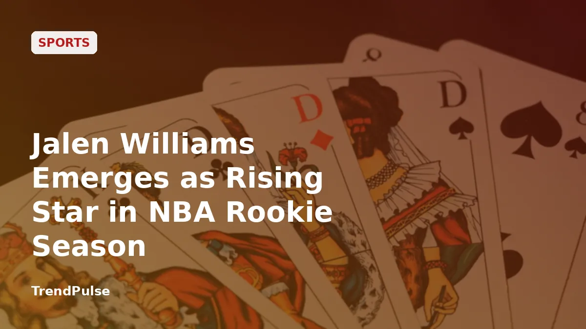Jalen Williams Emerges as Rising Star in NBA Rookie Season